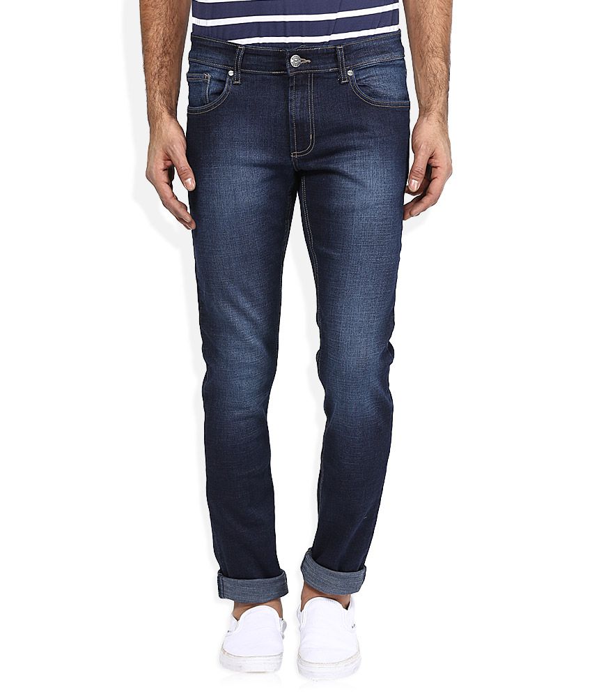 Ruf And Tuf Blue Skinny Fit Jeans - Buy Ruf And Tuf Blue Skinny Fit ...