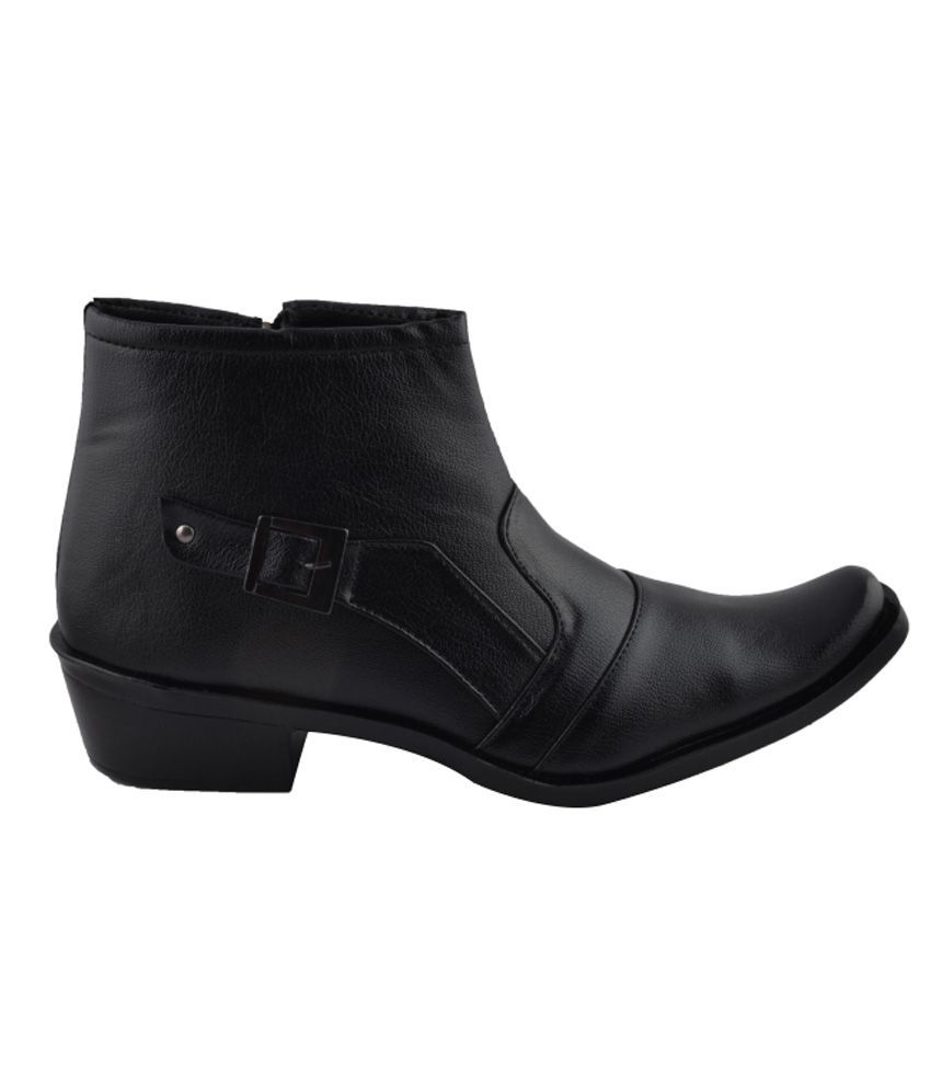 Real Blue Black Leather Boot Buy Real Blue Black Leather Boot Online
