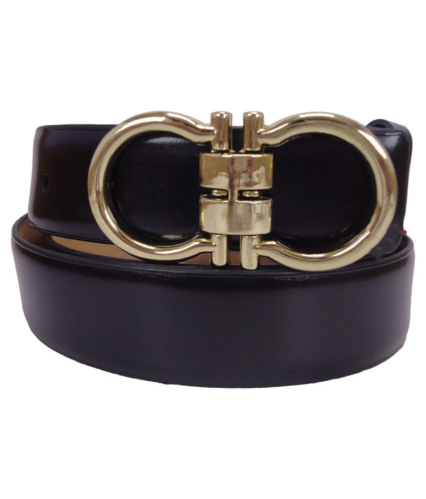 Revo Black Leather Formal Belt For Men Buy Online at Low Price in