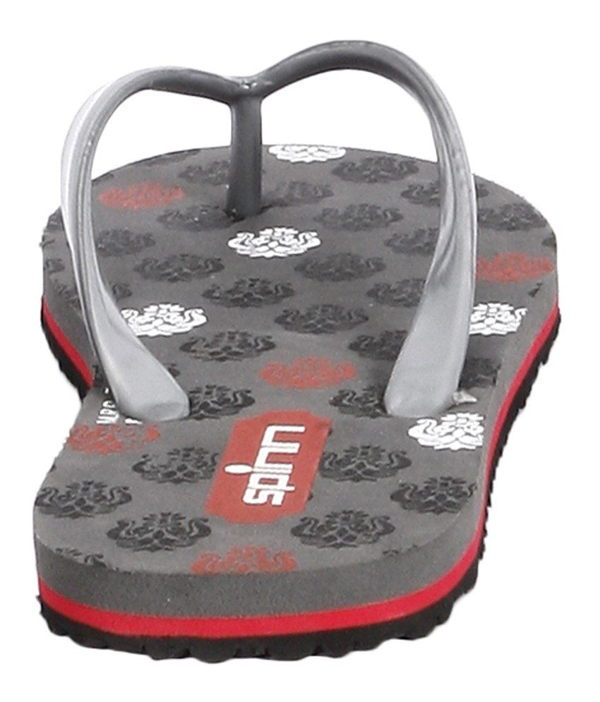 Spinn Gray Flip Flops Price in India- Buy Spinn Gray Flip Flops Online at Snapdeal