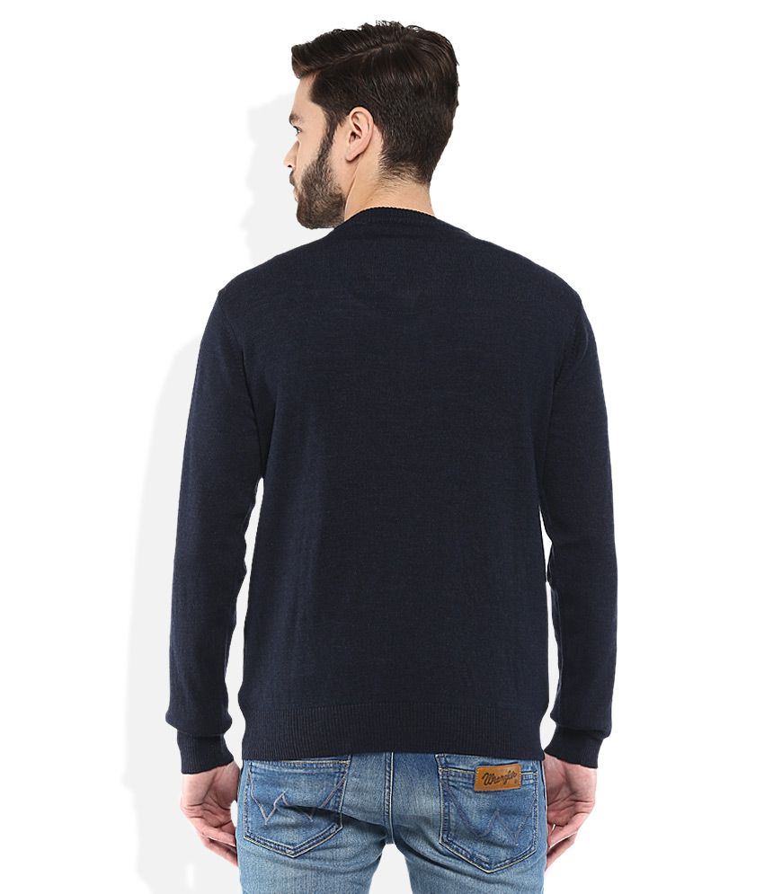 mens navy v neck
