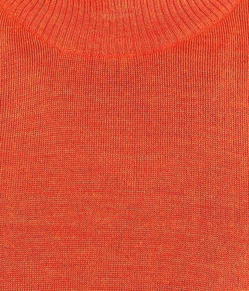 Raymond Orange Round Neck Sweaters - Buy Raymond Orange Round Neck ...