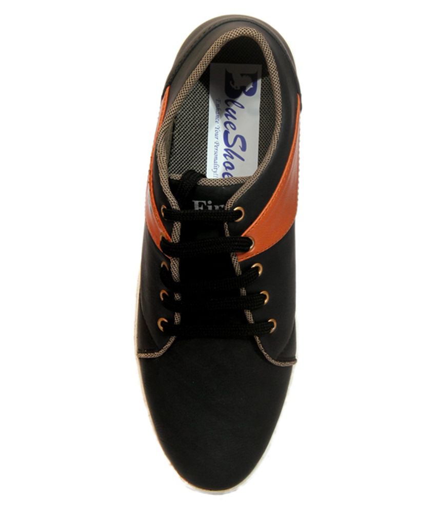 BlueShoe Black Smart Casuals Shoes - Buy BlueShoe Black Smart Casuals ...