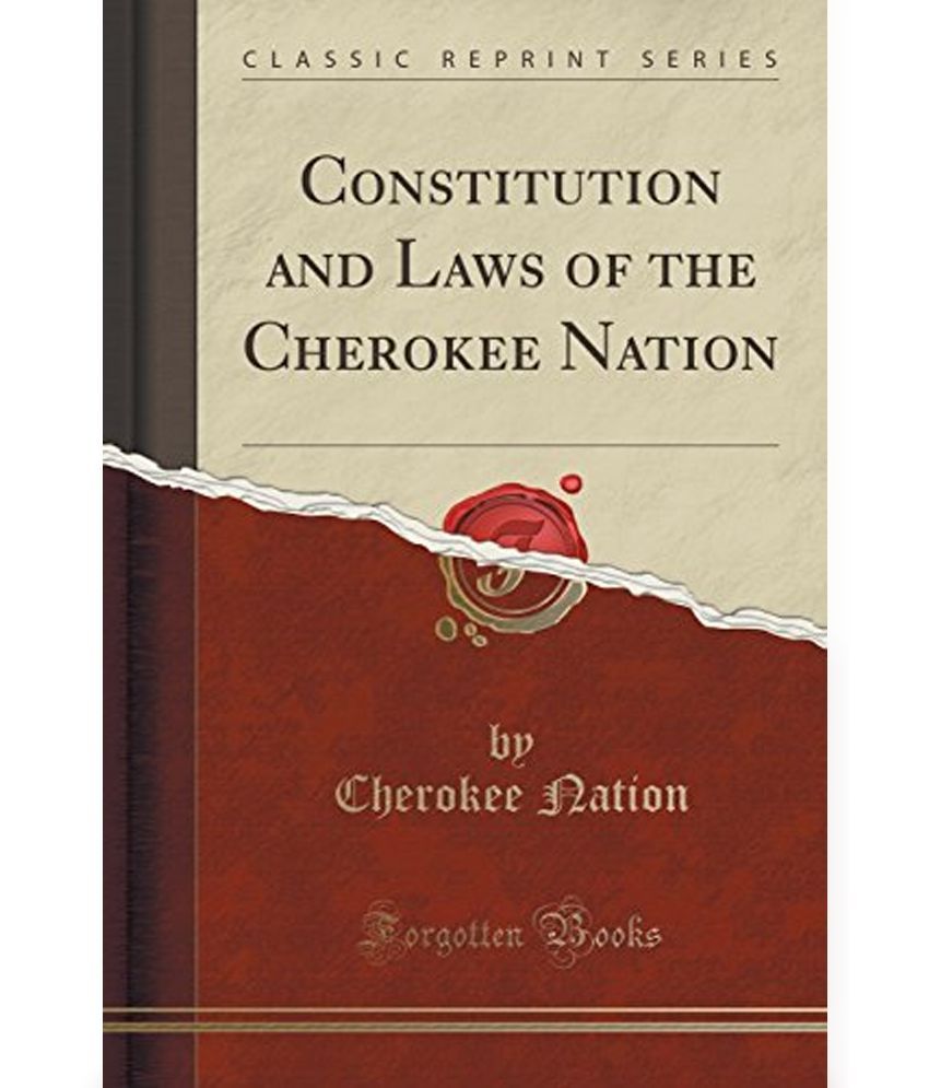 constitution-and-laws-of-the-cherokee-nation-classic-reprint-buy