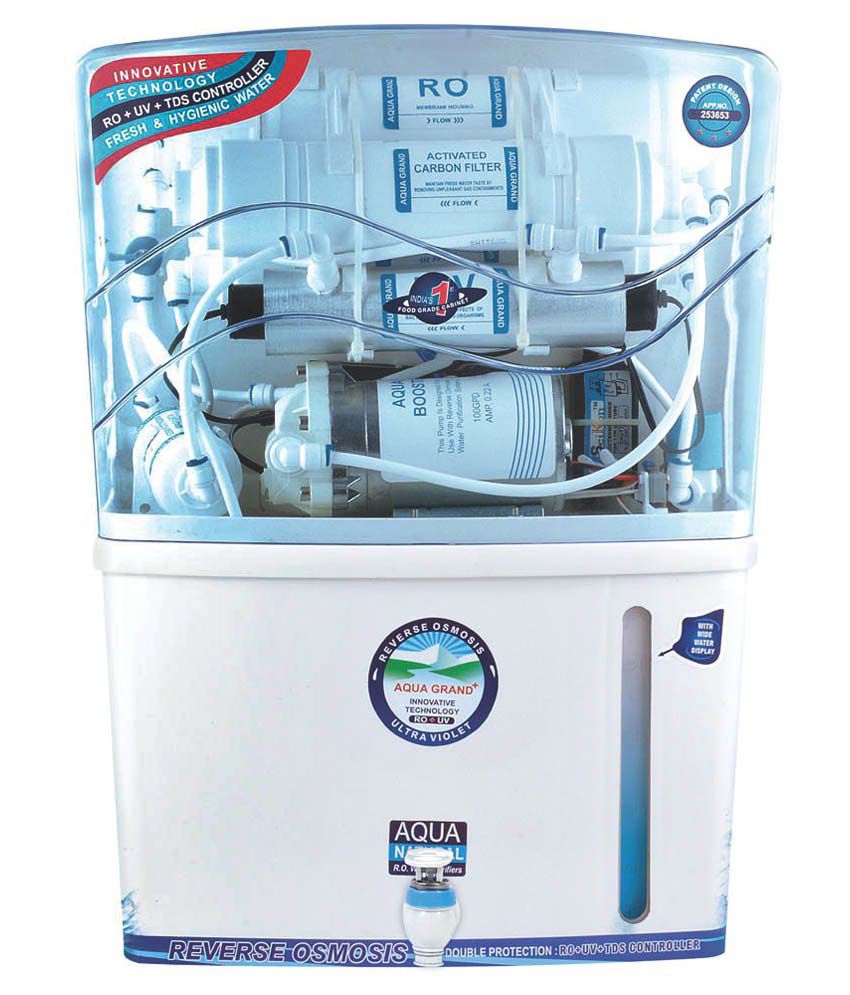 Aquagrand 18 Litre Ag 0596 Ro+uv & Tds Controller +minerals Ro+uv+uf Water Purifier Price in