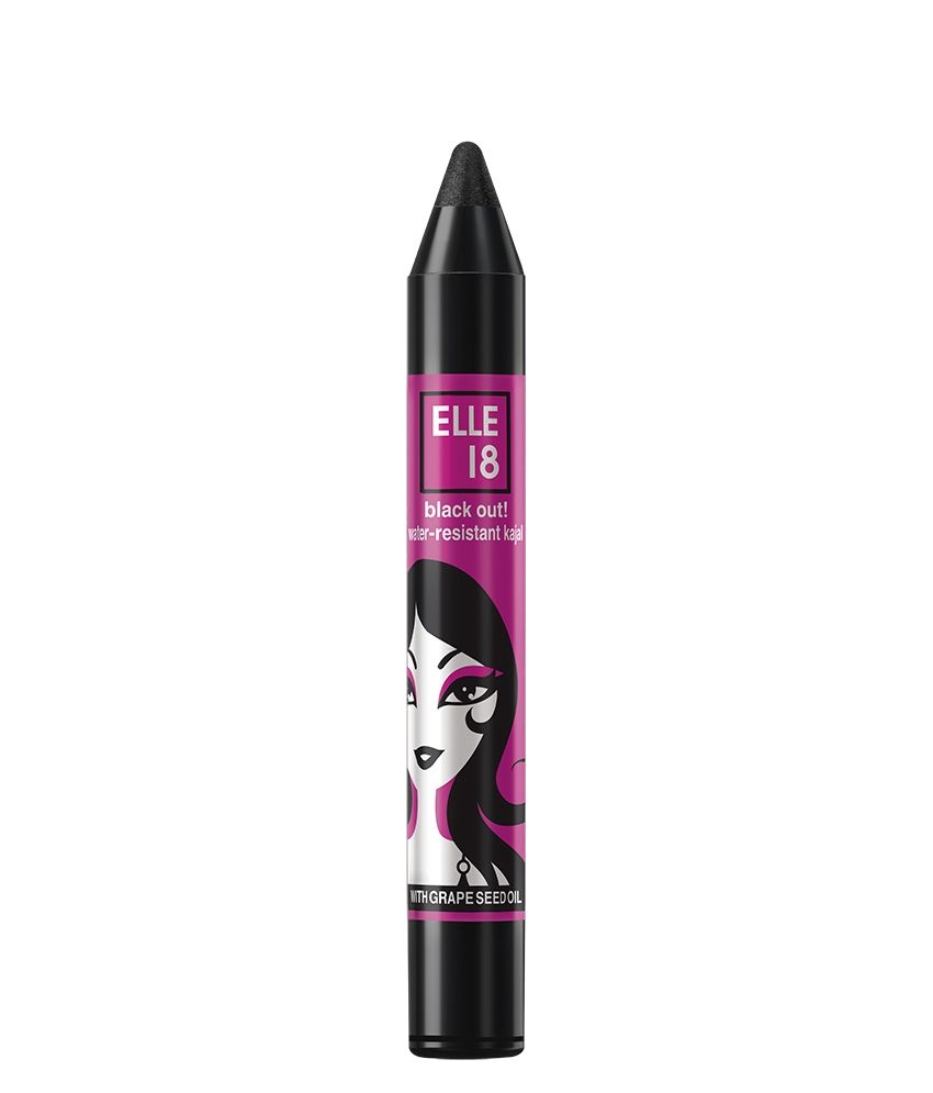 Elle 18 Water Resistant Black Out Kajal- 2.2 g - Buy Elle 18 Water ...