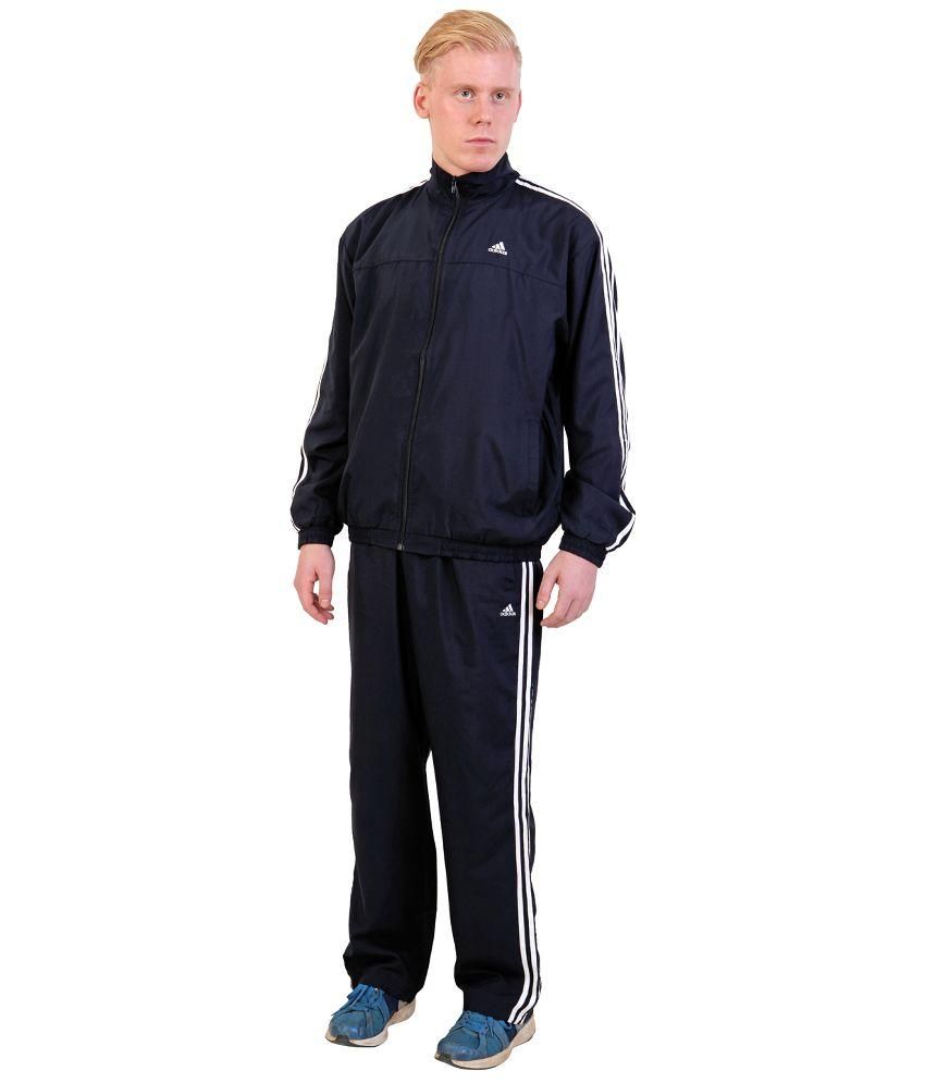 navy blue adidas sweat suit