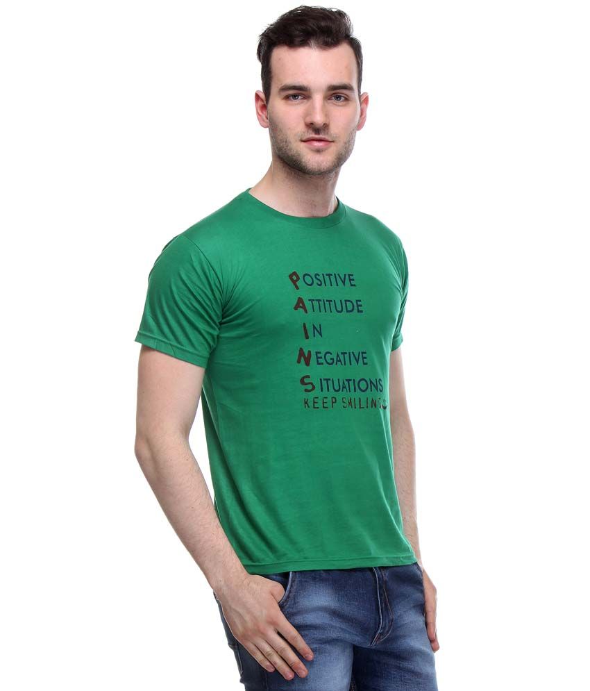 green cotton t shirt