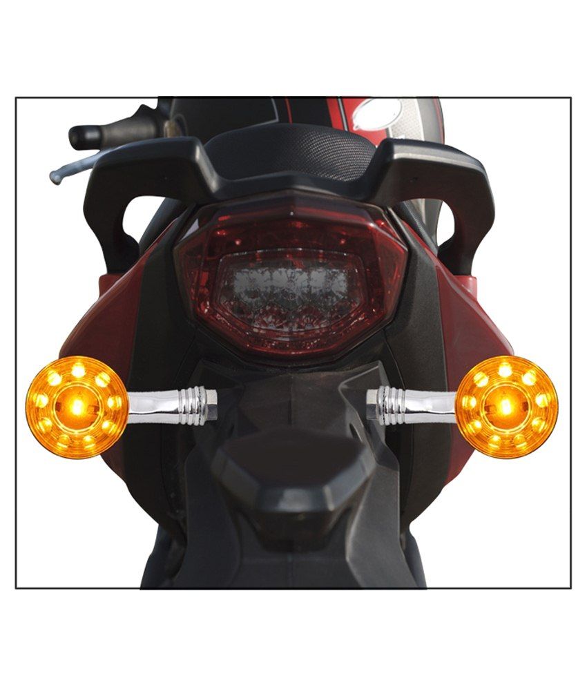 Speedwav Bike Chrome Ghost Hand LED Indicators Set of 2Enfield Continental GT Buy Speedwav