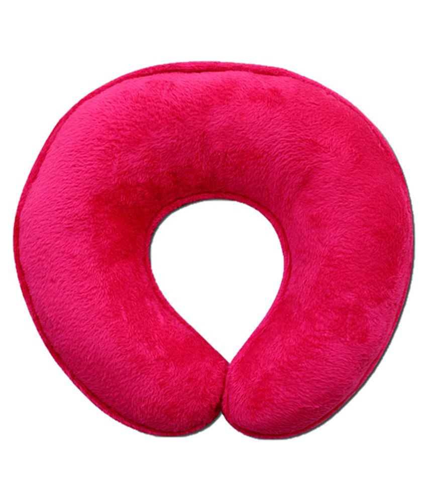 light pink neck pillow