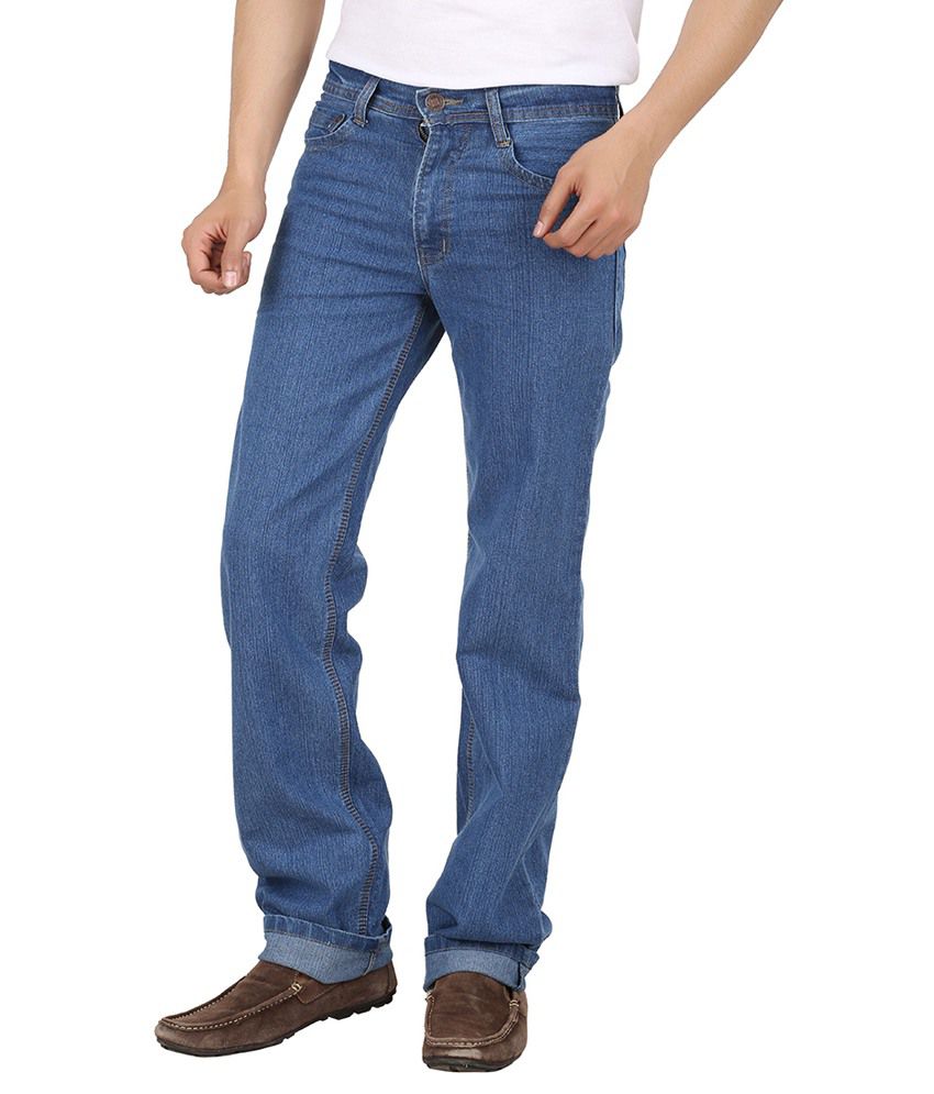 Maks Blue Comfort Fit Jeans - Buy Maks Blue Comfort Fit Jeans Online at ...