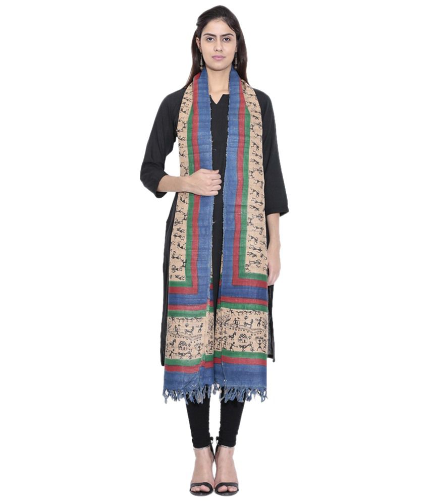 Boyanika Black Tussar Silk Dupattas Price in India Buy