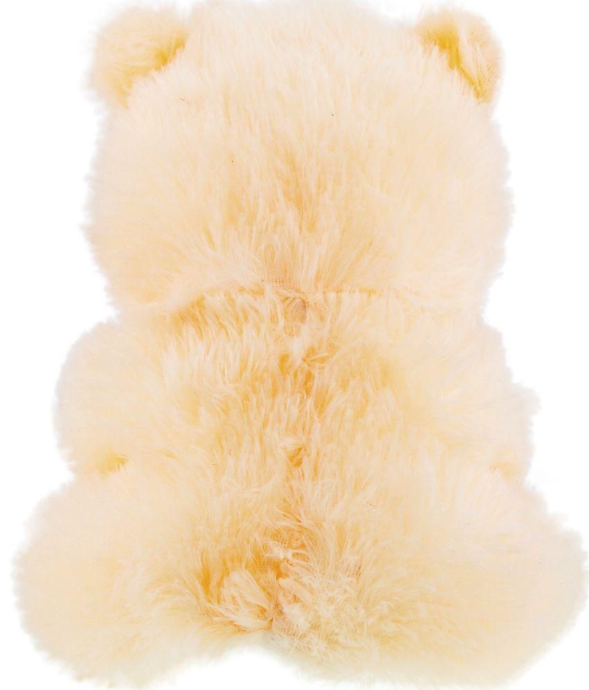 cream teddy bear throw