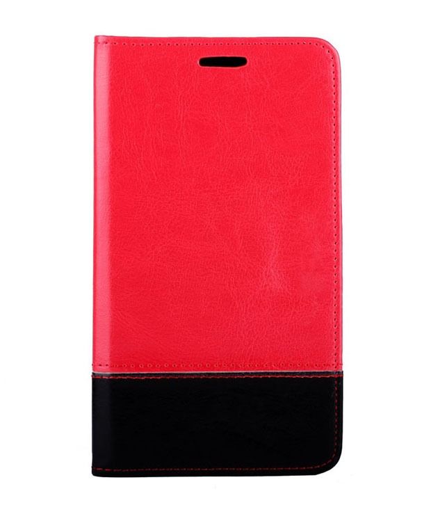 2010kharido Flip Cover For Apple Iphone 6 4.7 Red Red