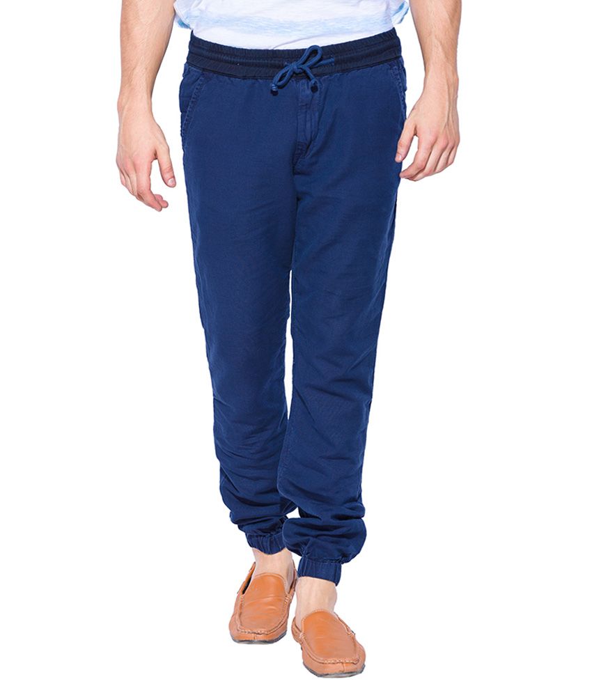 navy slim fit joggers womens