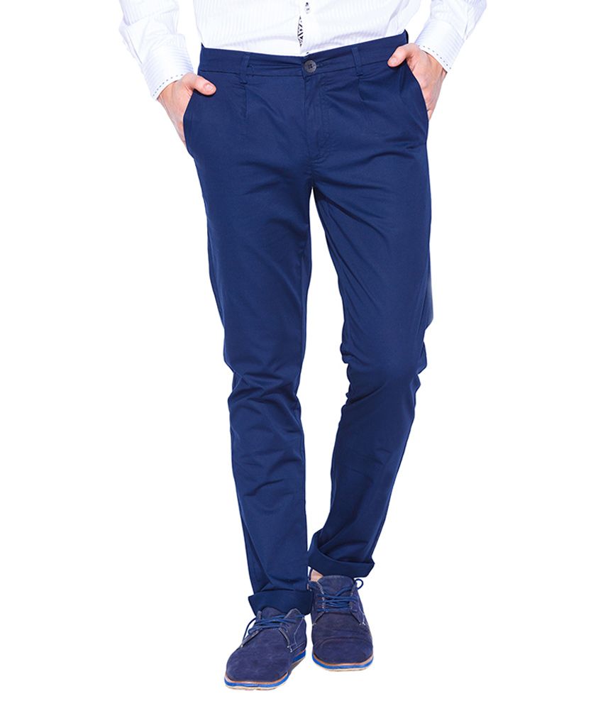 navy slim fit pants