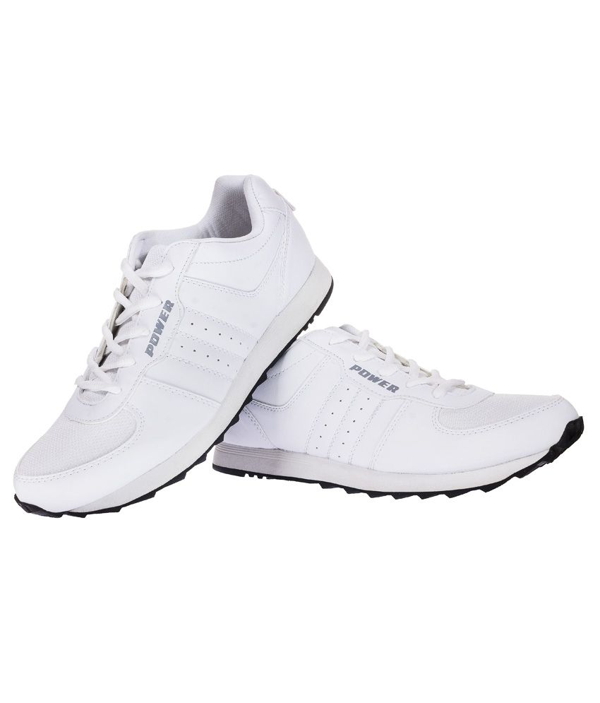 bata white sports shoes