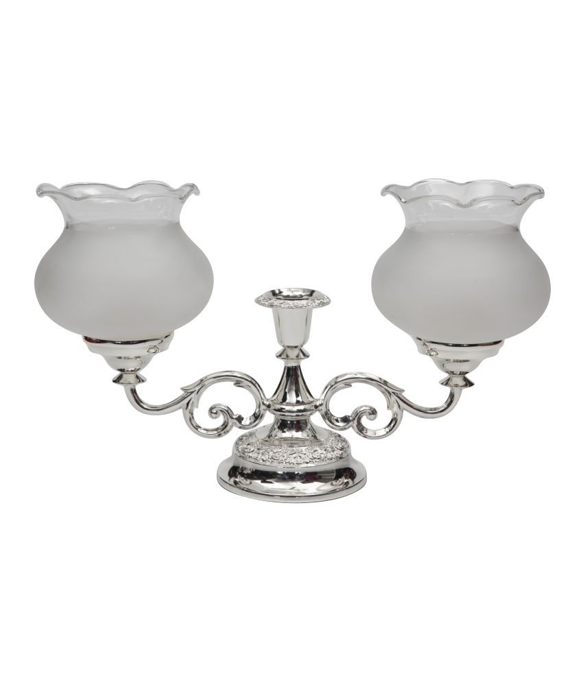 Queen Anne Silver Plated Candle Stand Buy Queen Anne Silver Plated Candle Stand at Best Price