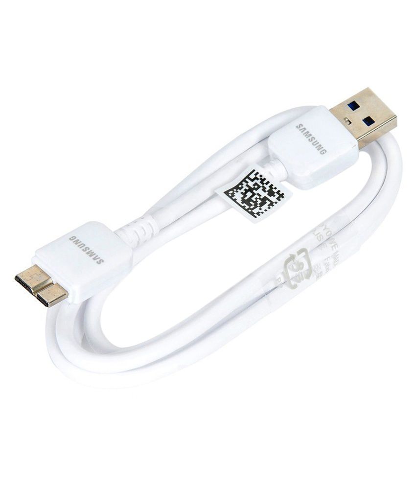     			Samsung USB Data Cable for Samsung Galaxy Note 3 - White