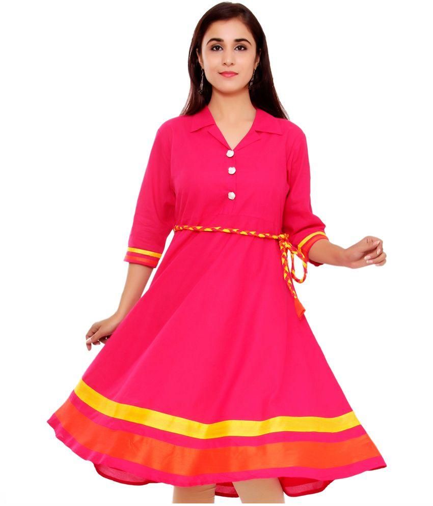 anarkali cotton kurti