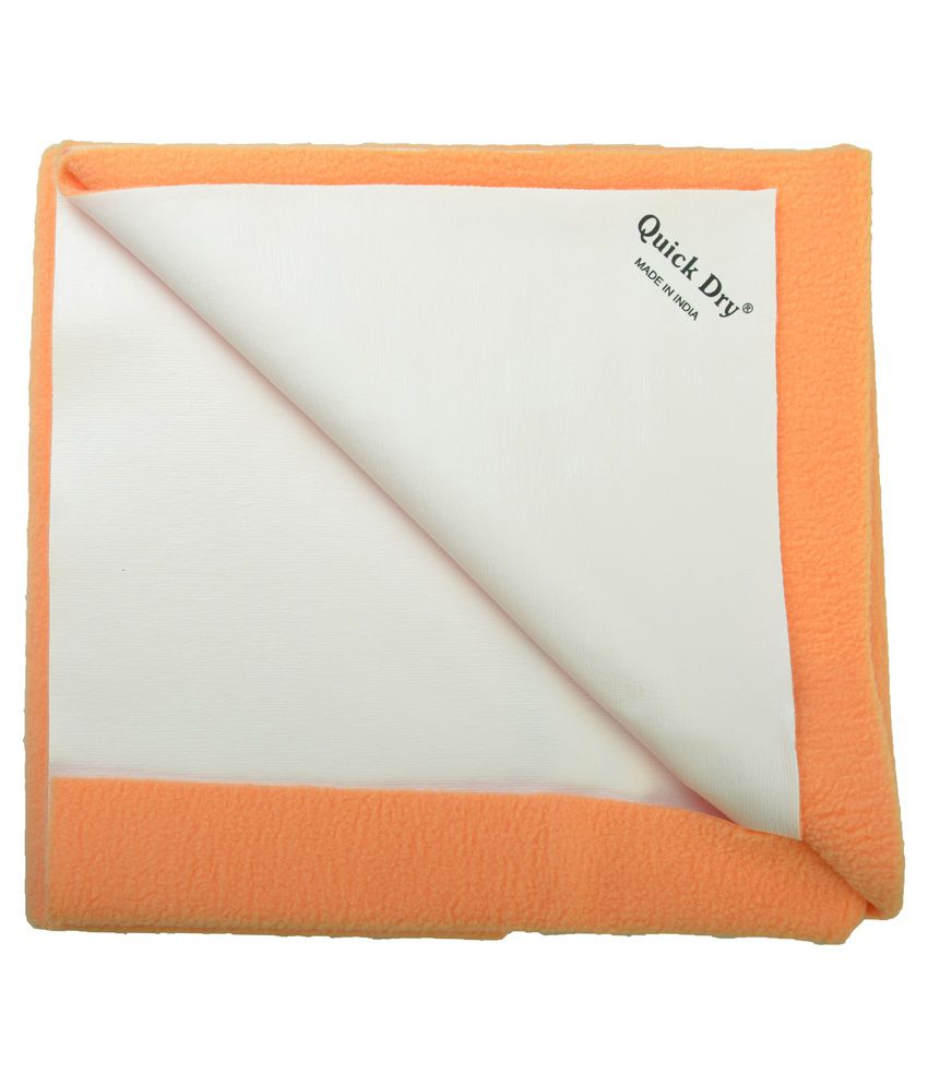 Weecare Orange Plastic Waterproof Sheet ( 100 cm A 70 cm