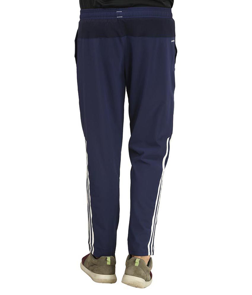 Adidas Navy Blue Polyester Trackpant - Buy Adidas Navy Blue Polyester ...