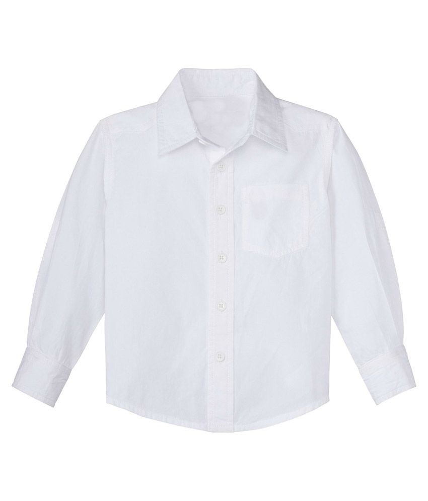 Tanish White Cotton Blend Shirt - Buy Tanish White Cotton Blend Shirt ...