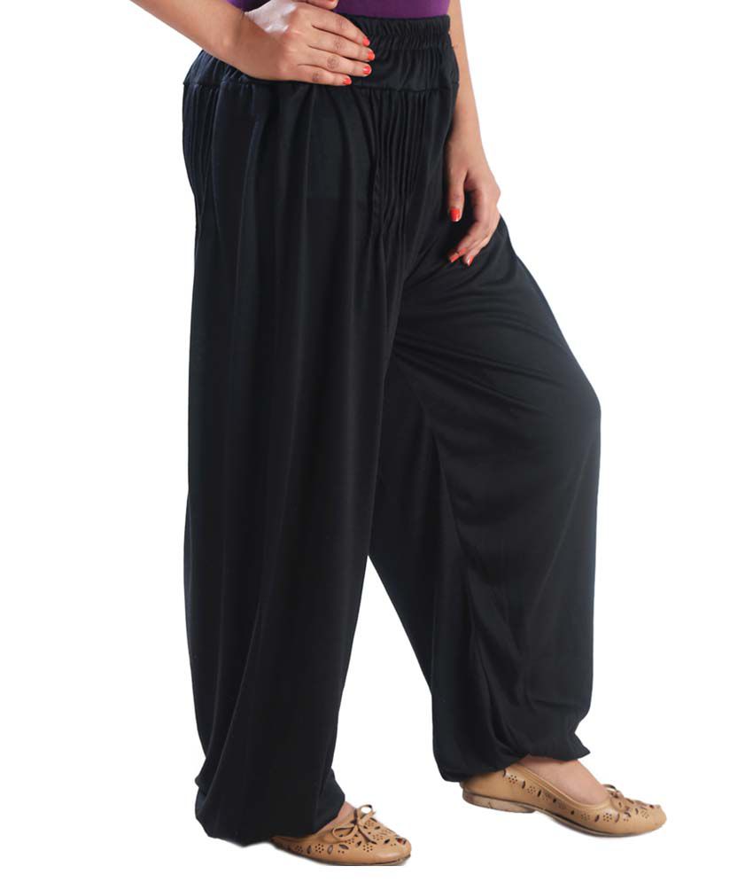 Stay Blessed Black Viscose Harem Pants Price in India - Buy Stay ...