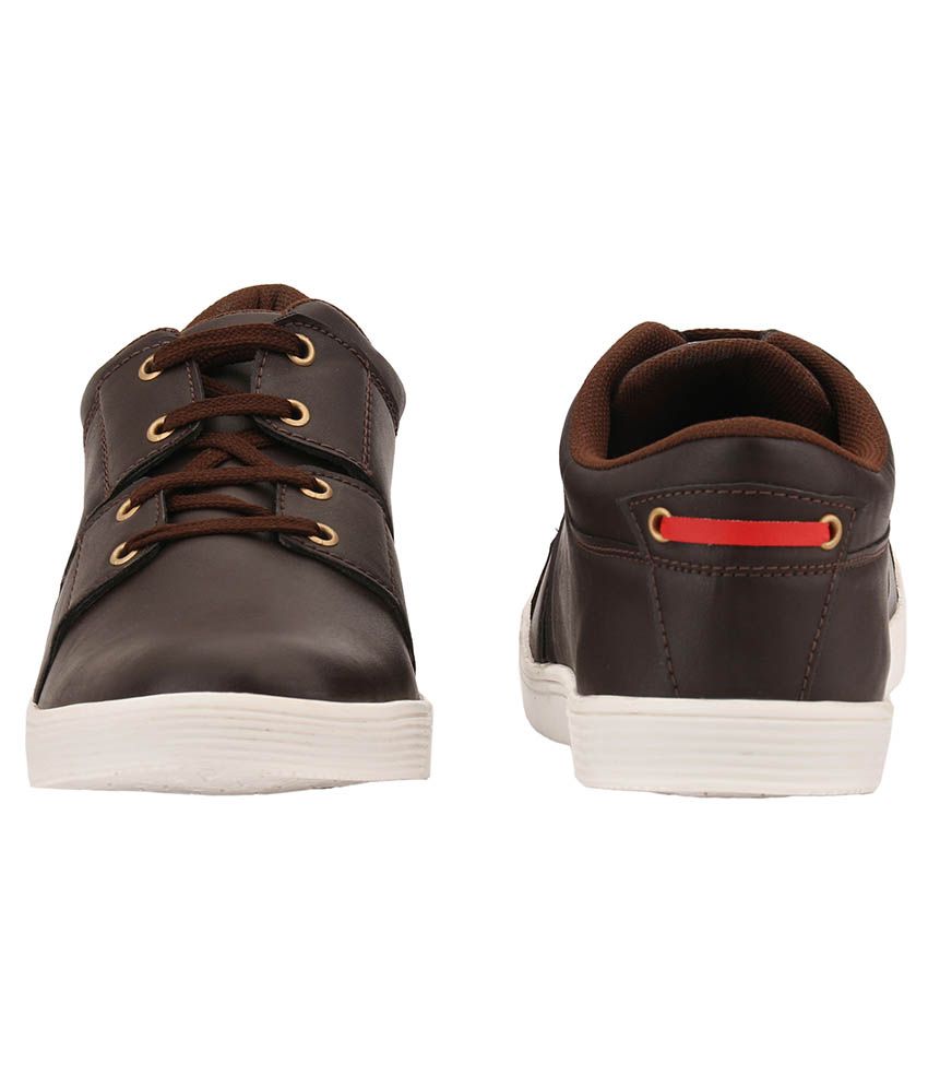 brown canvas shoes for police