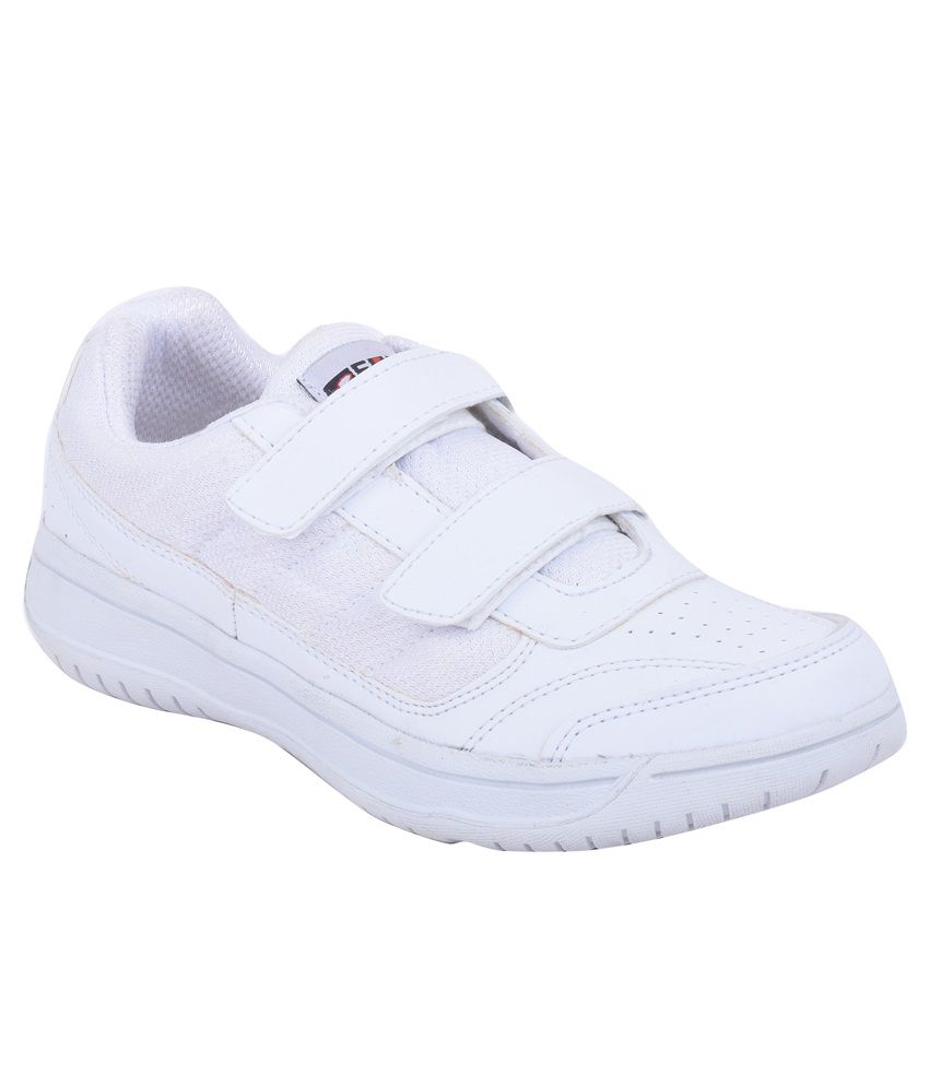 Fuel White School Shoes For Kids Price in India- Buy Fuel White School ...