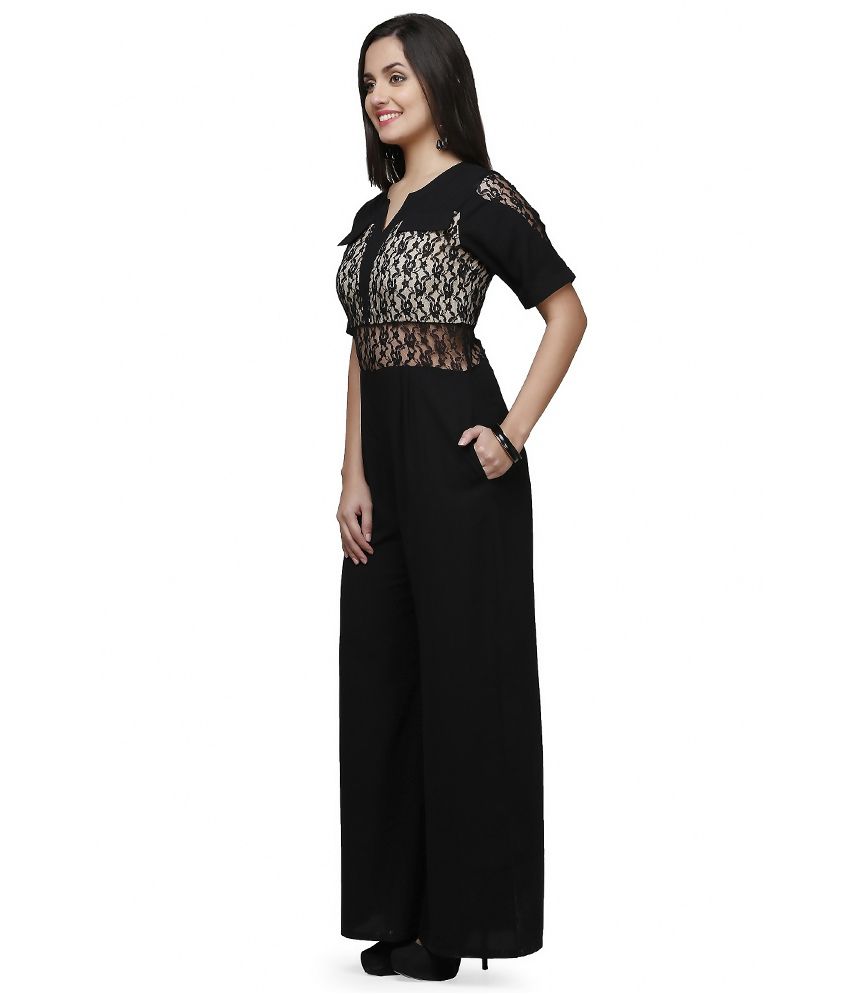 Eavan Black Lace Jumpsuits - Buy Eavan Black Lace Jumpsuits Online at ...