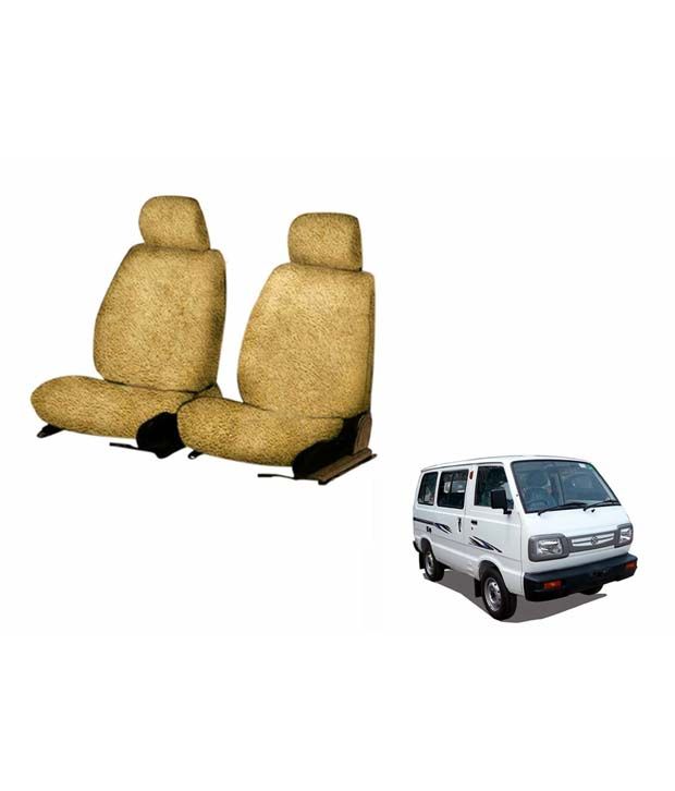 Speedwav Front Seats Sweat Control Towel Seat Covers Set of 2 Beige