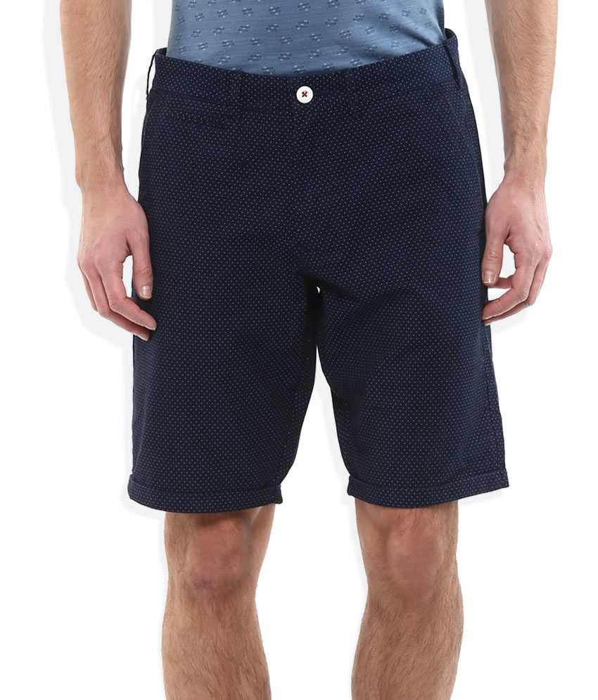 Celio Navy Printed Shorts - Buy Celio Navy Printed Shorts Online at Low ...