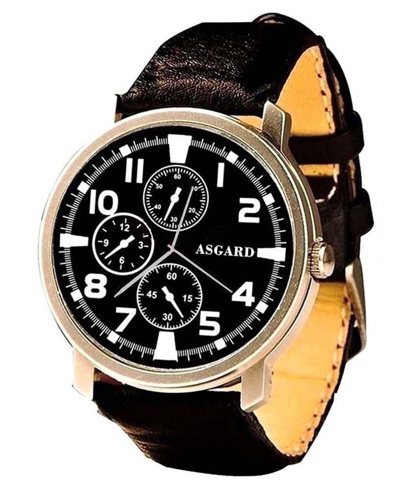 Asgard Black Analog Watch - Buy Asgard Black Analog Watch Online at