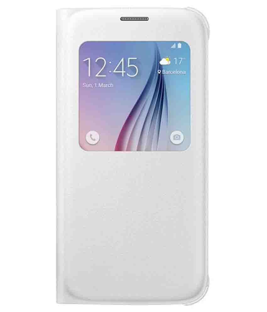 Edgemark Flip Cover For Samsung Galaxy E7white Flip Covers Online at