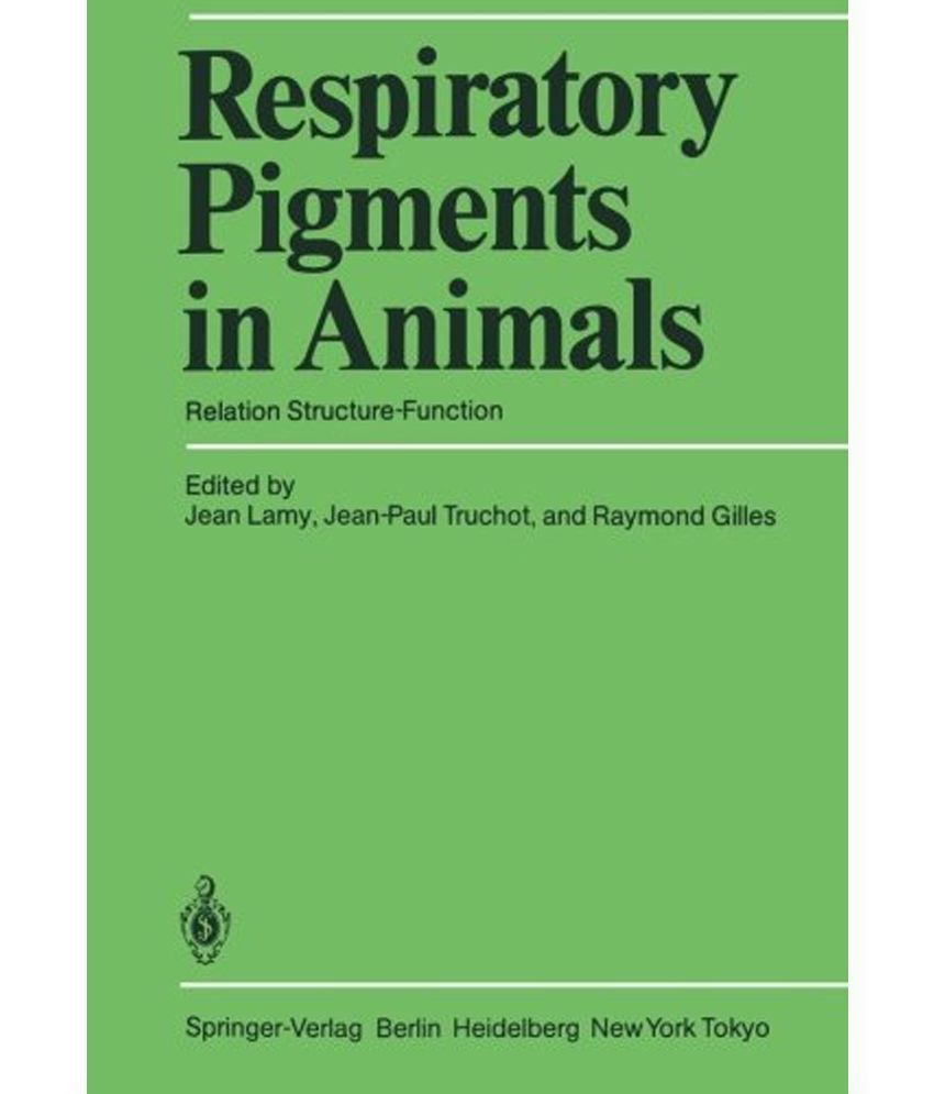 Respiratory Pigments in Animals: Buy Respiratory Pigments in Animals