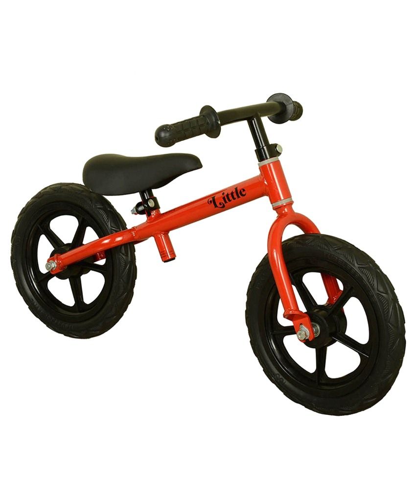 Little Balance Bike For 25 YearOld Toddlers Plastic Wheels (Red