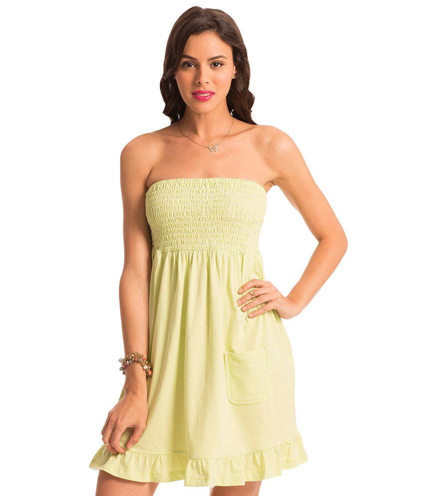 Buy Prettysecrets Green Beach Dresses Online at Best Prices in India ...