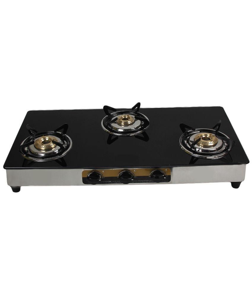 Guru Surya 3 Burner Gas Stove Price in India - Buy Guru Surya 3 Burner ...