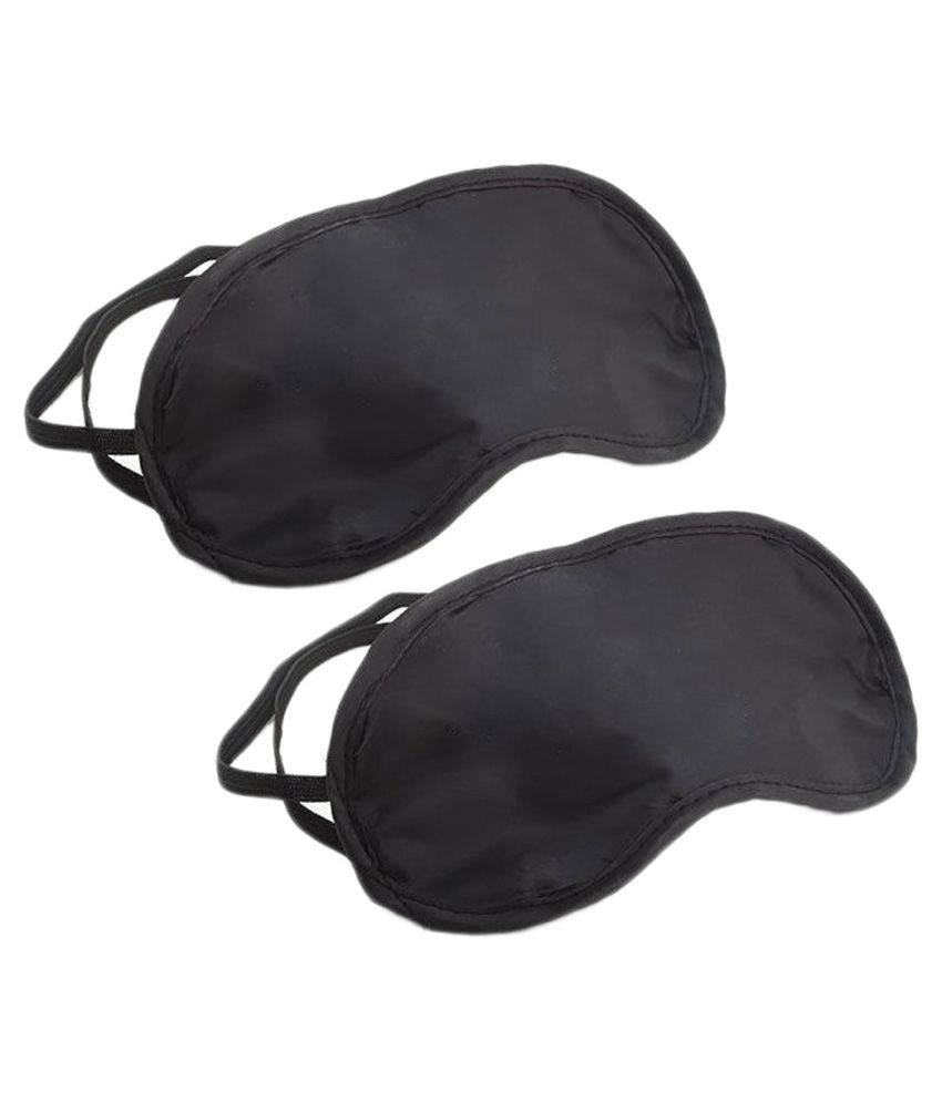 HSR Black Sleeping Eye Mask Set of 2 Buy HSR Black Sleeping Eye