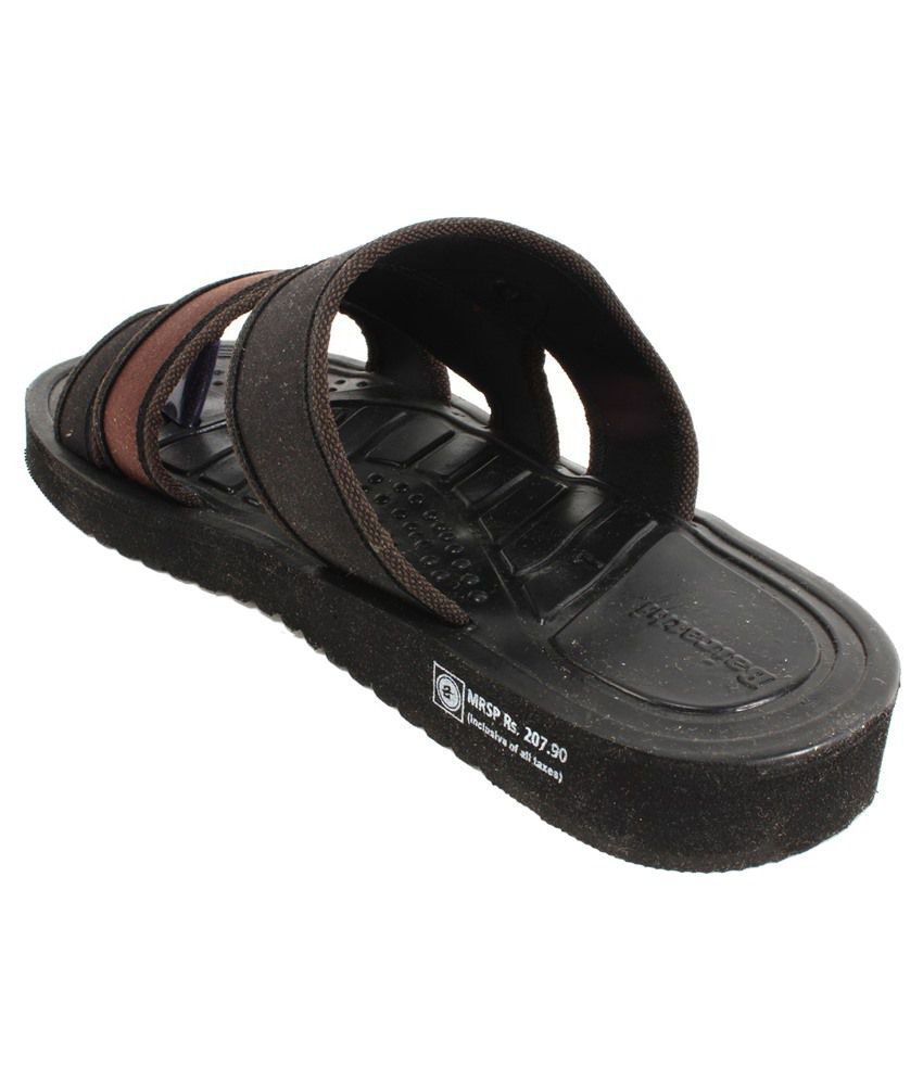 Bairathi Black Slippers Price in India 
