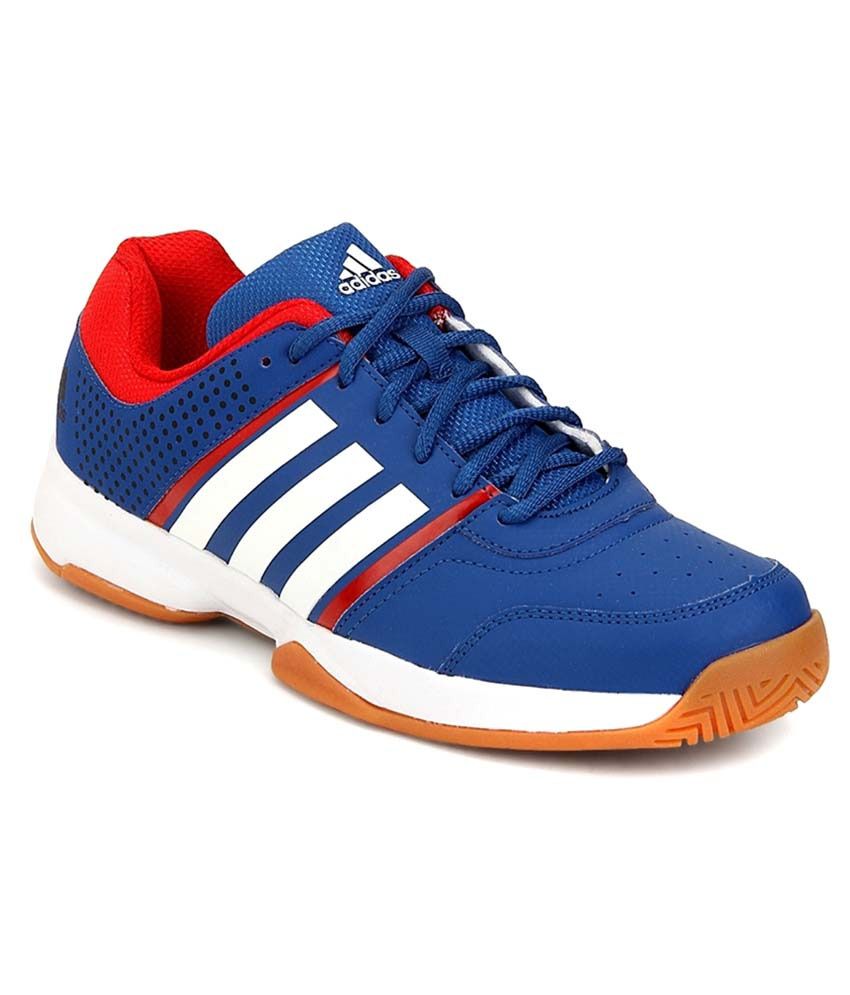 Adidas Blue Badminton Shoes - Buy 
