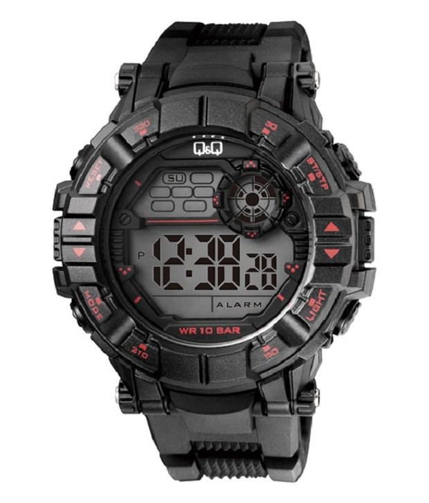 Q&Q PU Digital Men's Watch - Buy Q&Q PU Digital Men's Watch Online at ...