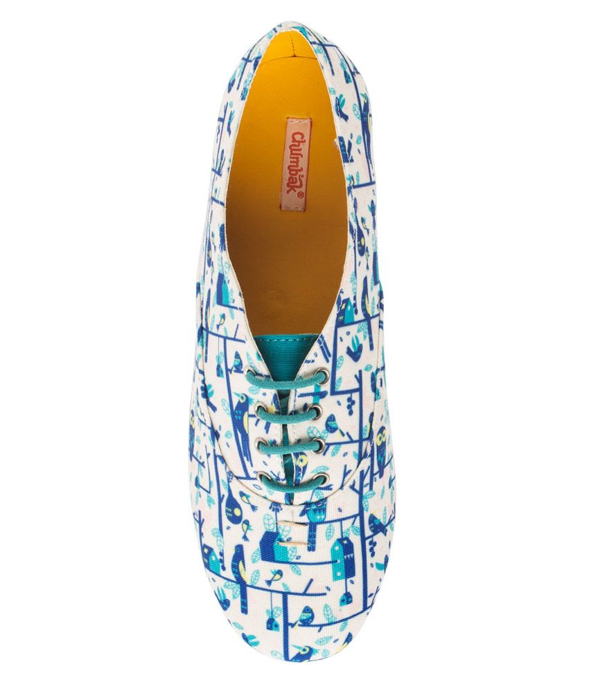 Chumbak Ghostwhite Casual Shoes Price in India Buy Chumbak Ghostwhite