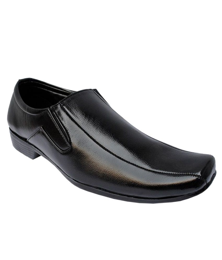 Leeford Black Formal Shoes Price in India- Buy Leeford Black Formal ...