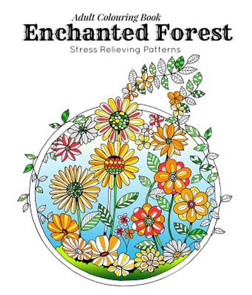 Adult Coloring Book Stress Relieving Patterns