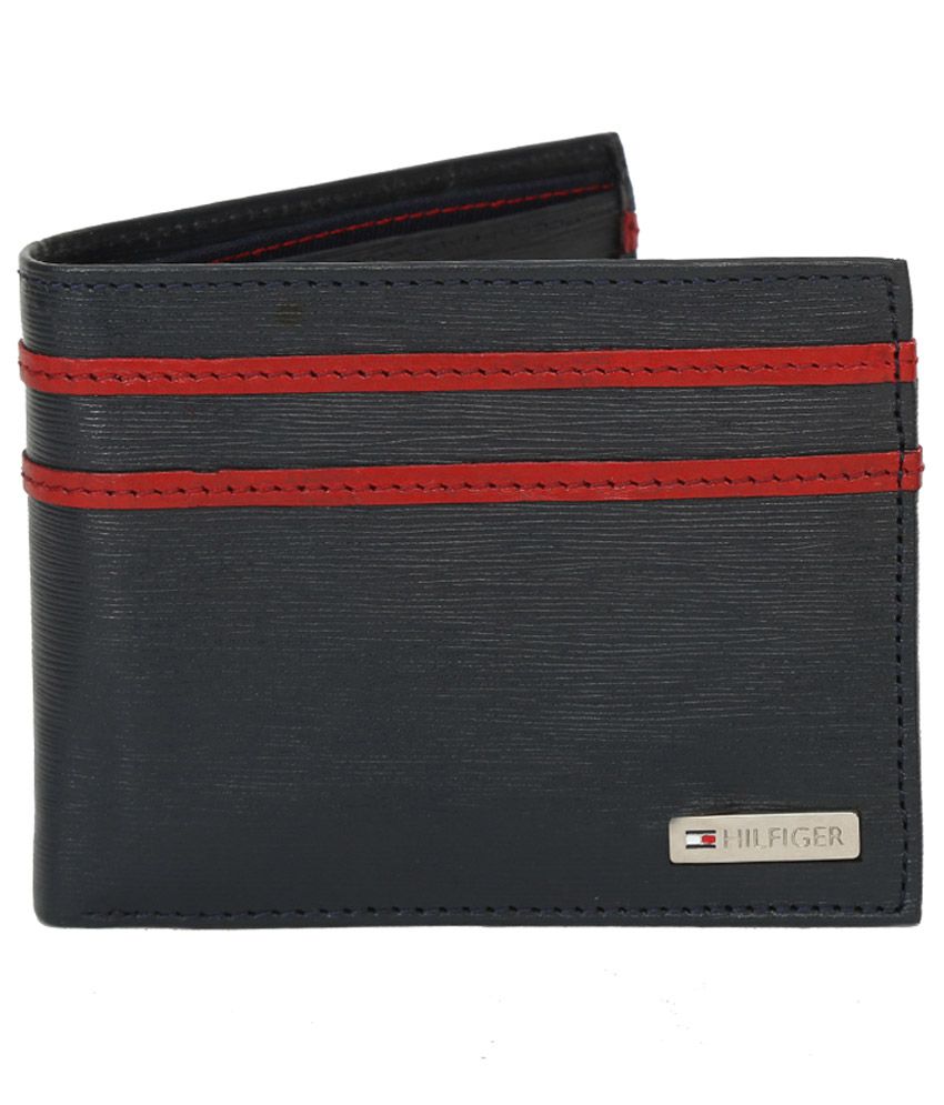 Tommy Hilfiger Casual Navy Bi-Fold Leather Wallet for Men: Buy Online at Low Price in India ...