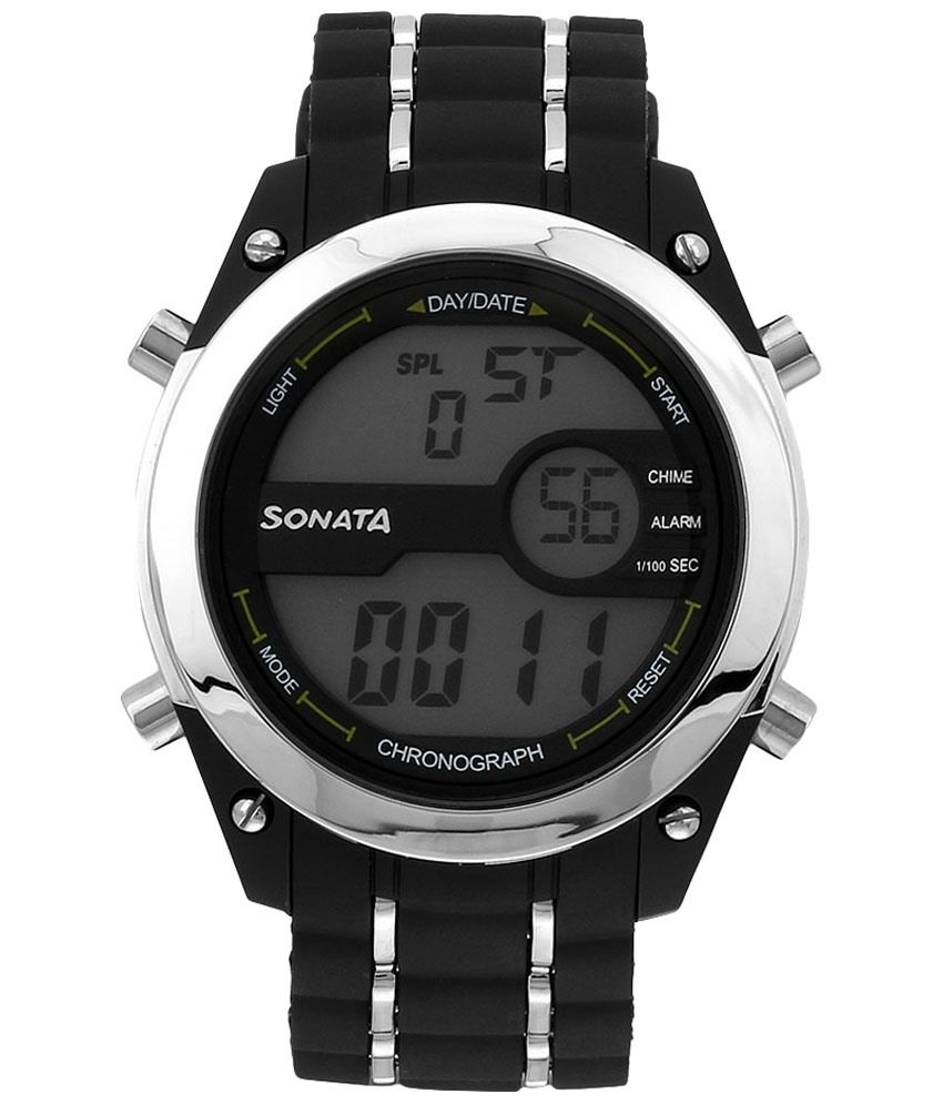 sonata 77033pp02 digital watch