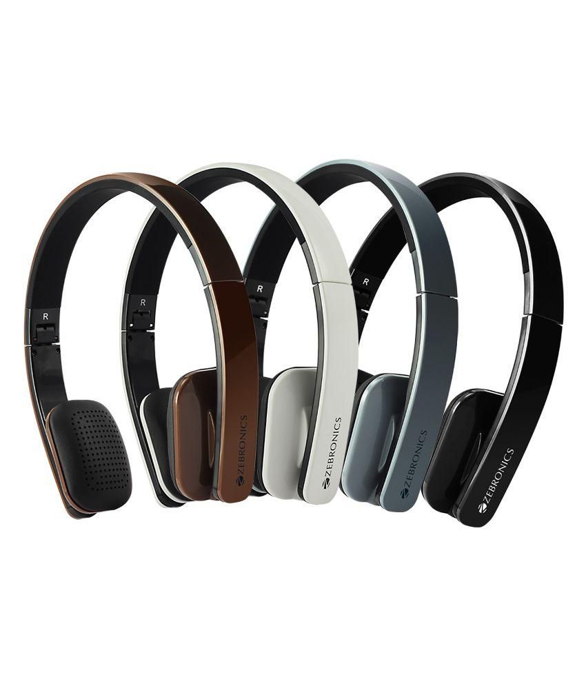     			Zebronics Happy Head Wireless  Bluetooth Headphones With Mic