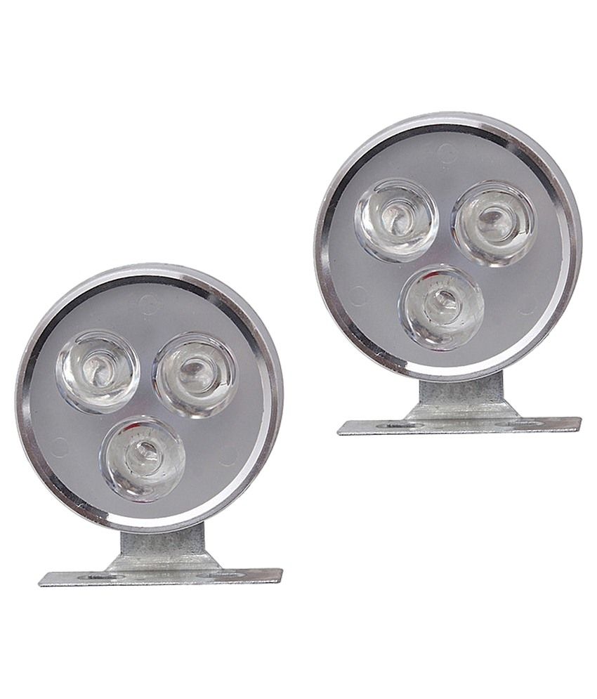 Speedwav Bike 3 LED Round Strobe Light Flashers Set of 2 For Avenger